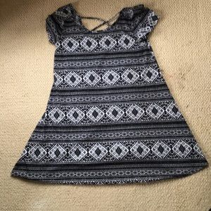 Patterned Socialite Tee Shirt Dress